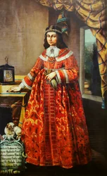 Porträt von Helena Opalińska geb. Zebrzydowska